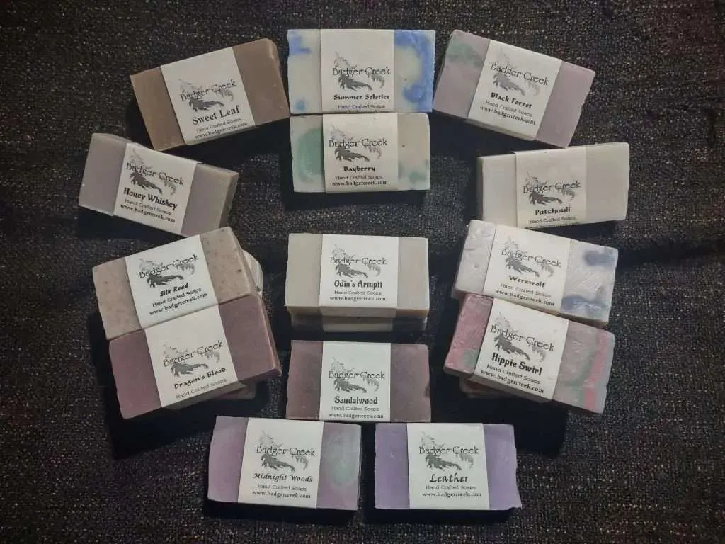 handcrafted soaps that are great for helping moisturizing dry skin