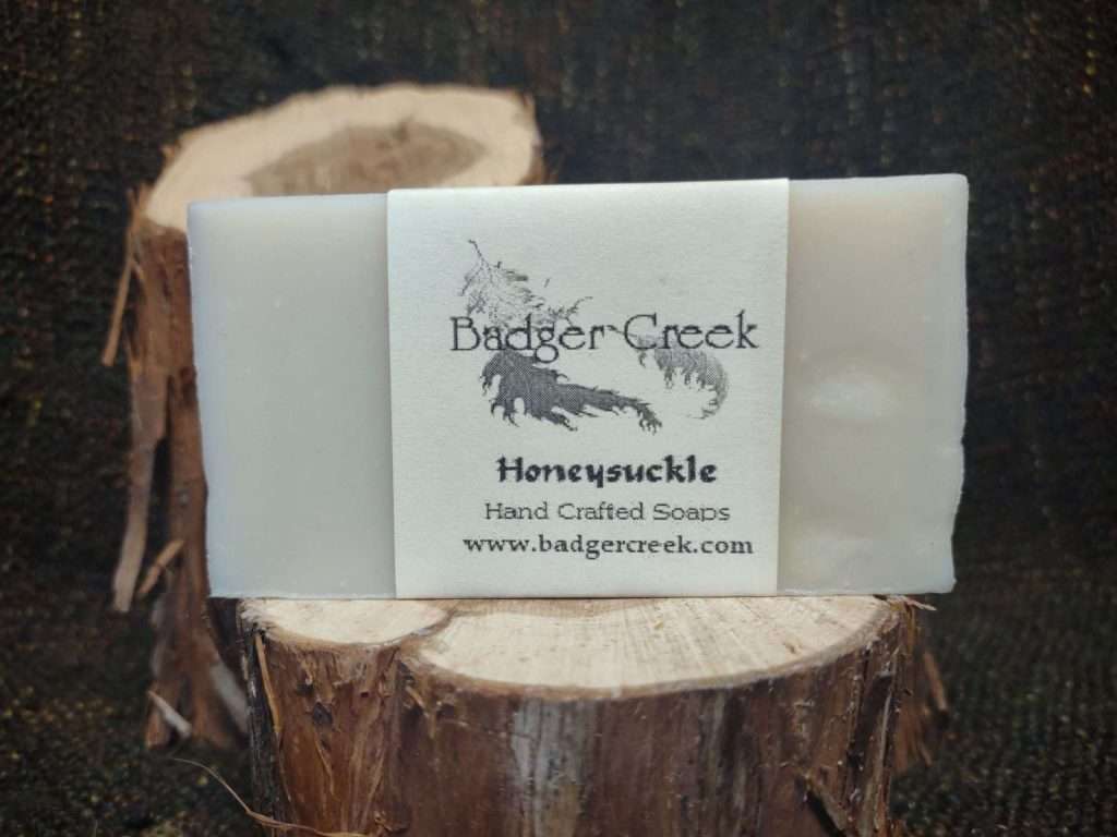 handcrafted honeysuckle floral soaps