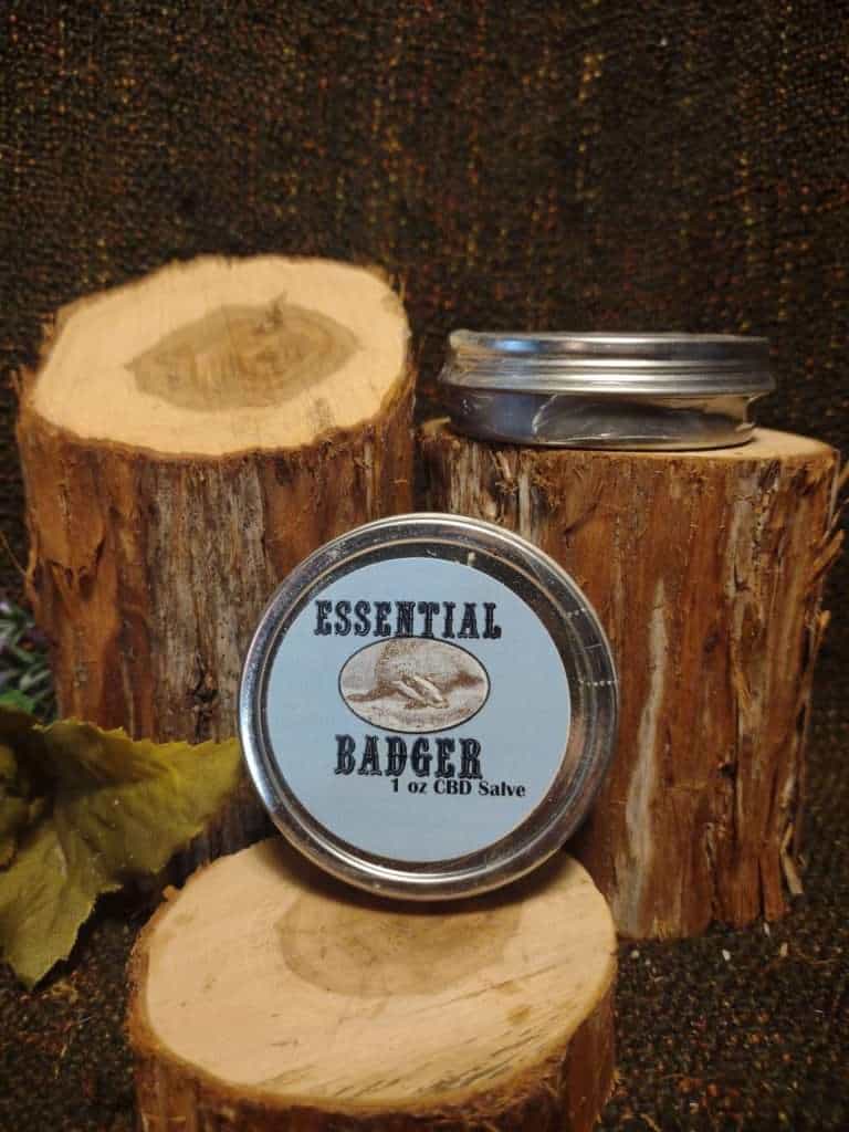 CBD salve for pain relief and moisturizing skin care
