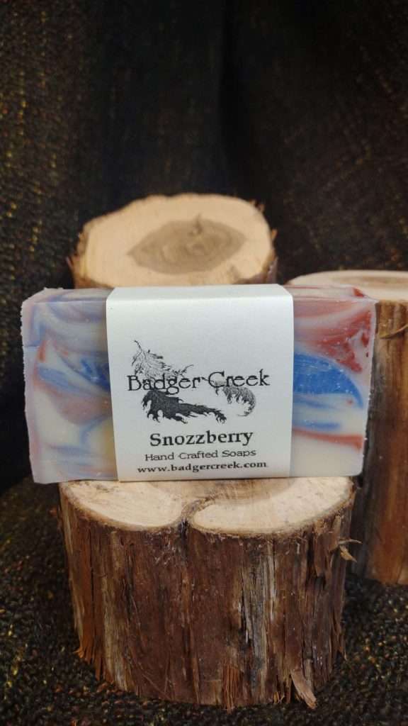 badger creek handmade snozzberry soap