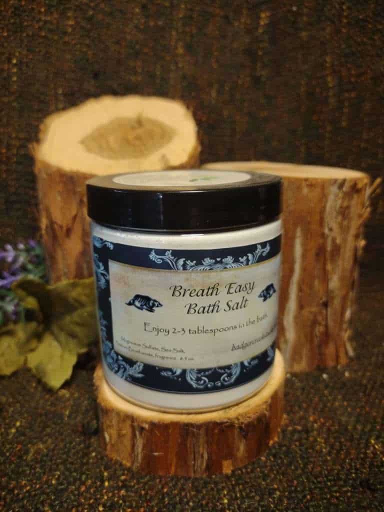 breathe easy bath salt from Badger Creek