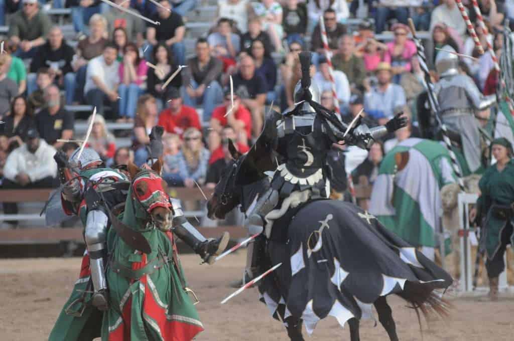renaissance festival and jousting competition