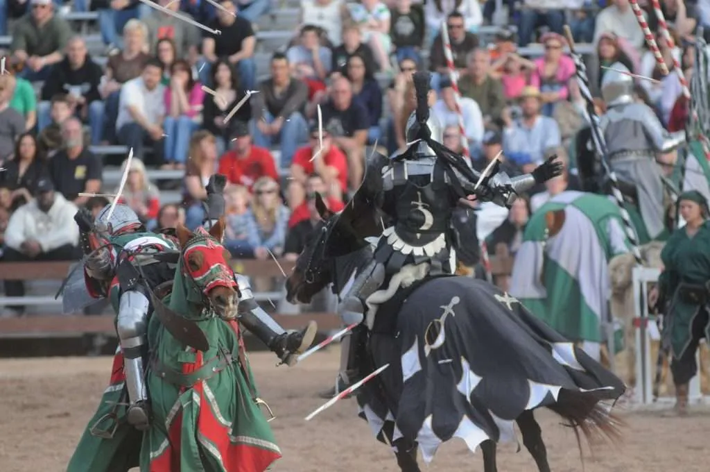 renaissance festival and jousting competition