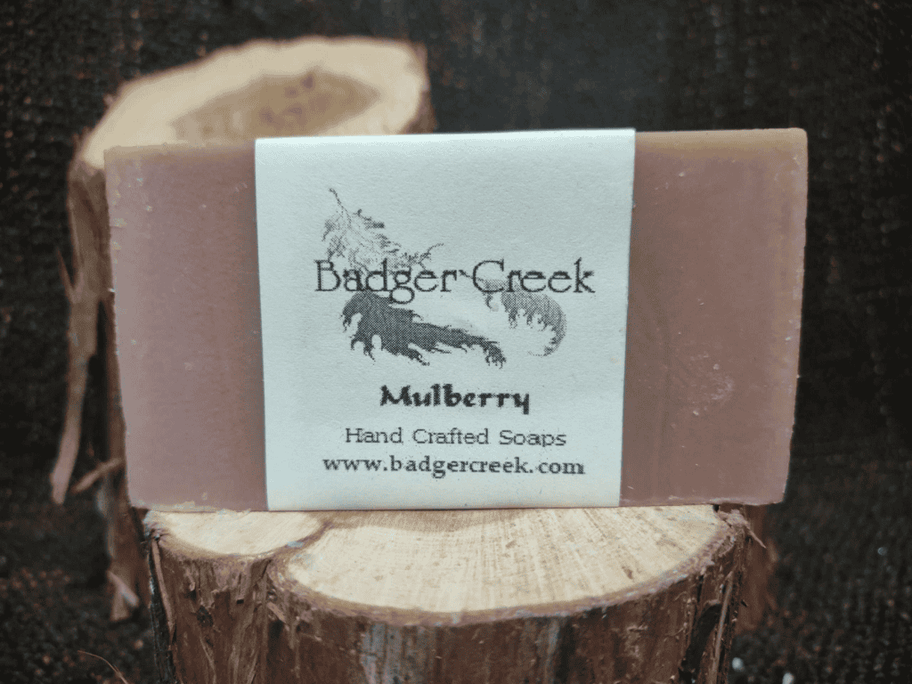 badger creek mulberry soap seasonal scent