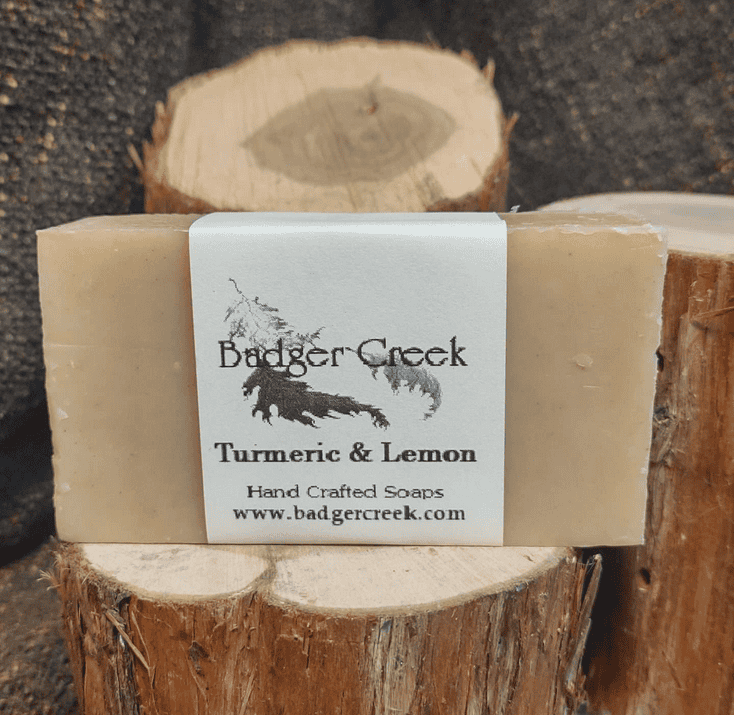specialty tumeric and lemon soap