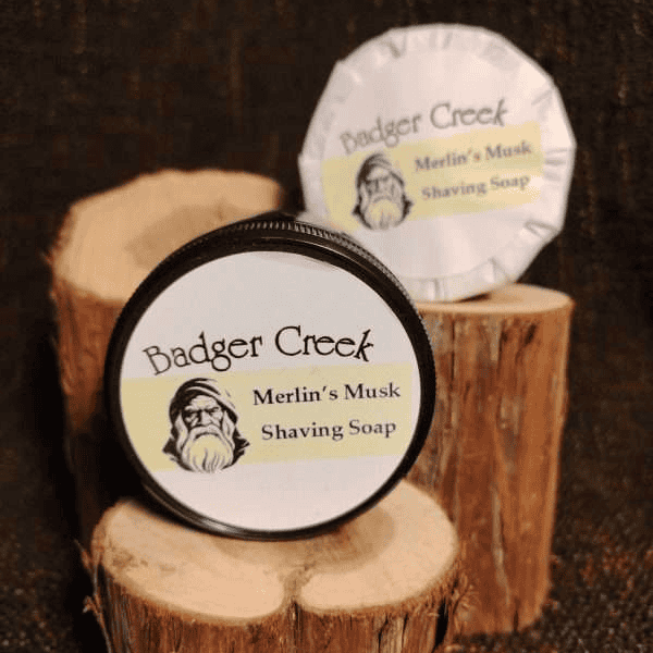 Merlin's Musk shaving soap
