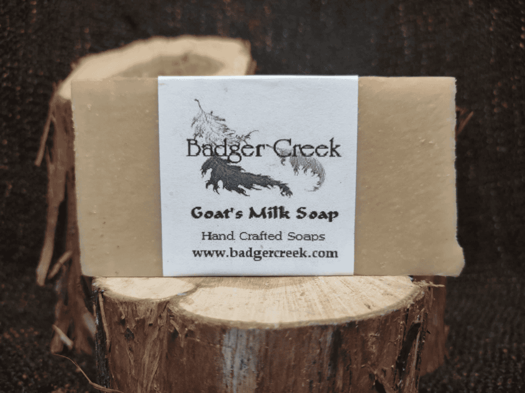 goat's milk soap with healing properties for self-care