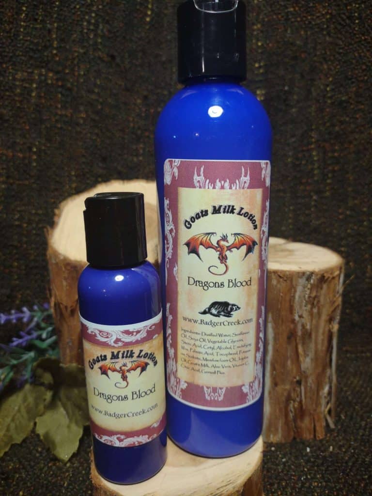 dragon's blood goat's milk lotion